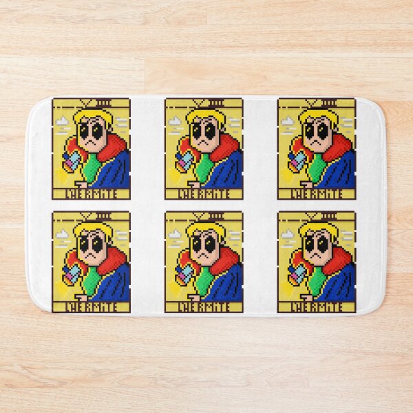 Item preview, The Hermit Tarot Card Pixel Art designed and sold by RetroRlx.