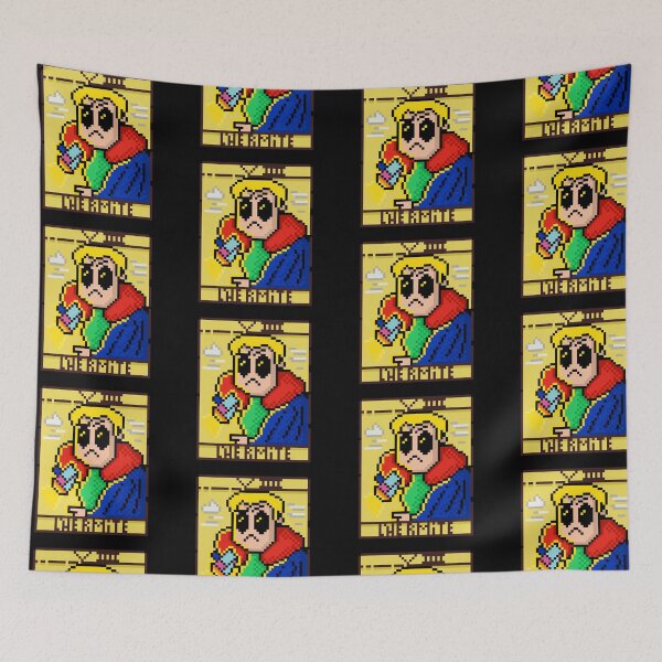 Item preview, The Hermit Tarot Card Pixel Art designed and sold by RetroRlx.