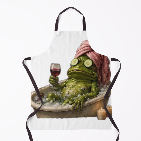 Item preview, Spa Day Frog Relaxation designed and sold by DailyDoodlesBySumbul.