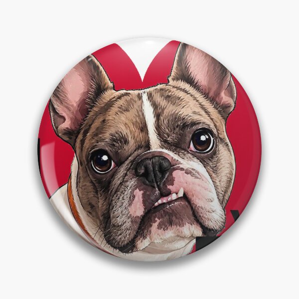 Item preview, I LOVE YOU French Bulldog  designed and sold by SmARTNiki.