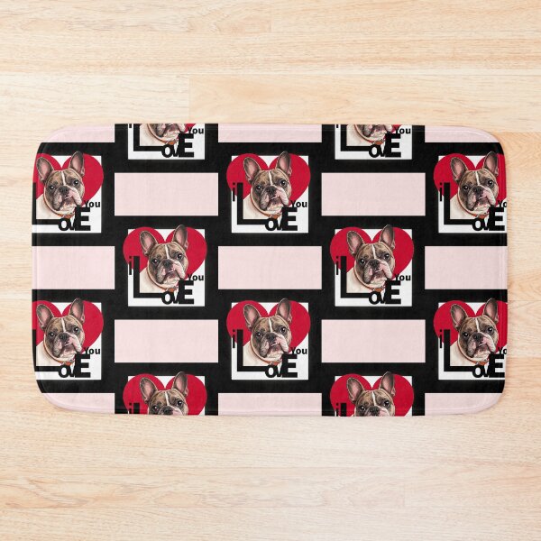 Item preview, I LOVE YOU French Bulldog designed and sold by SmARTNiki.