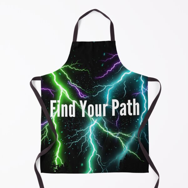 Item preview, Find Your Path Lightning Motivation Quote | Neon Electric Inspirational Typography designed and sold by DervoTeck2767.