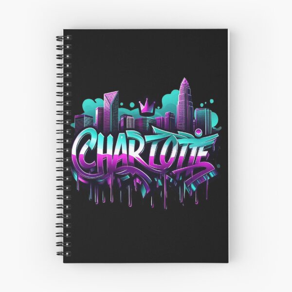 Item preview, Charlotte Graffiti Skyline Queen City Art designed and sold by GraffiCity.