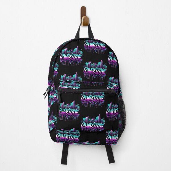 Item preview, Charlotte Graffiti Skyline Queen City Art designed and sold by ROVVI.