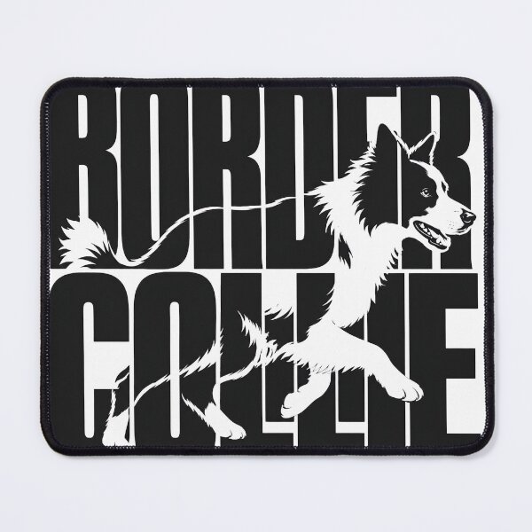 Item preview, Border Collie Bold Typography Dog Lover Design designed and sold by PawverseDesigns.