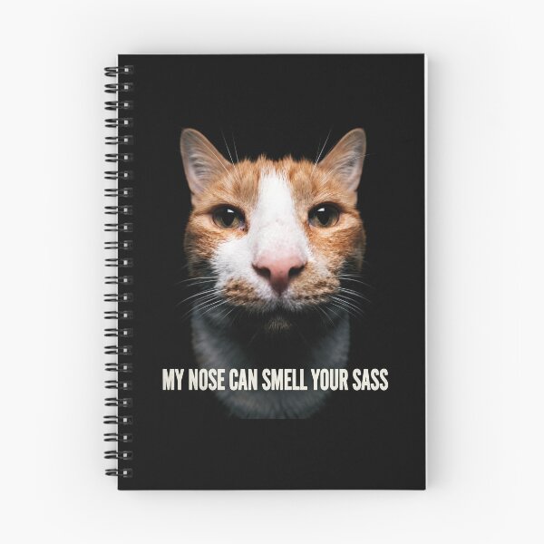 Item preview, My Nose Can Smell Your Sass Funny Orange Cat designed and sold by Off-Road-Zone.