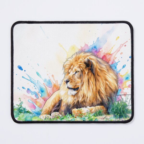 Item preview, Male Lion in Watercolor designed and sold by tomorrowsart.