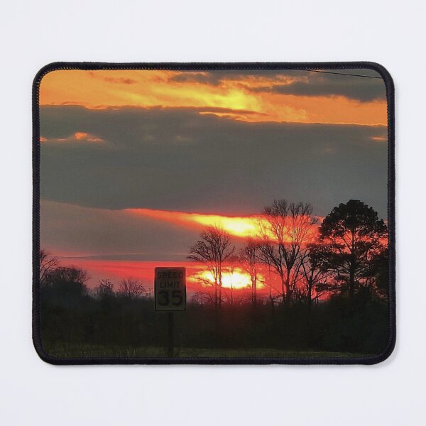 Item preview, Dramatic Sunset Over Rural Landscape designed and sold by Stacey's unpromised.
