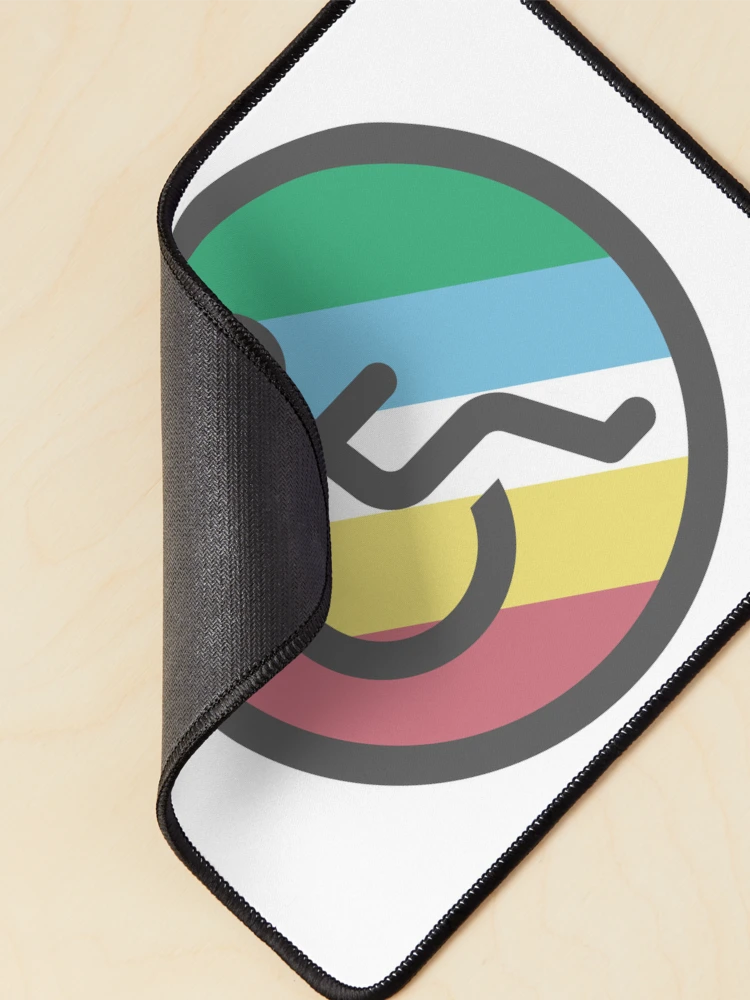 Thumbnail 2 of 5, Mouse Pad, Disability pride designed and sold by Rachel the Artist .