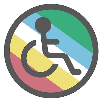 Artwork thumbnail, Disability pride by Rachel the Artist