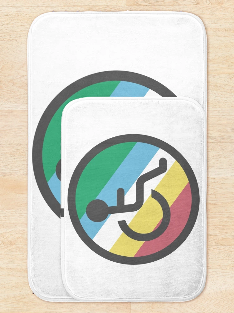 Thumbnail 5 of 6, Bath Mat, Disability pride  designed and sold by Rachel the Artist .
