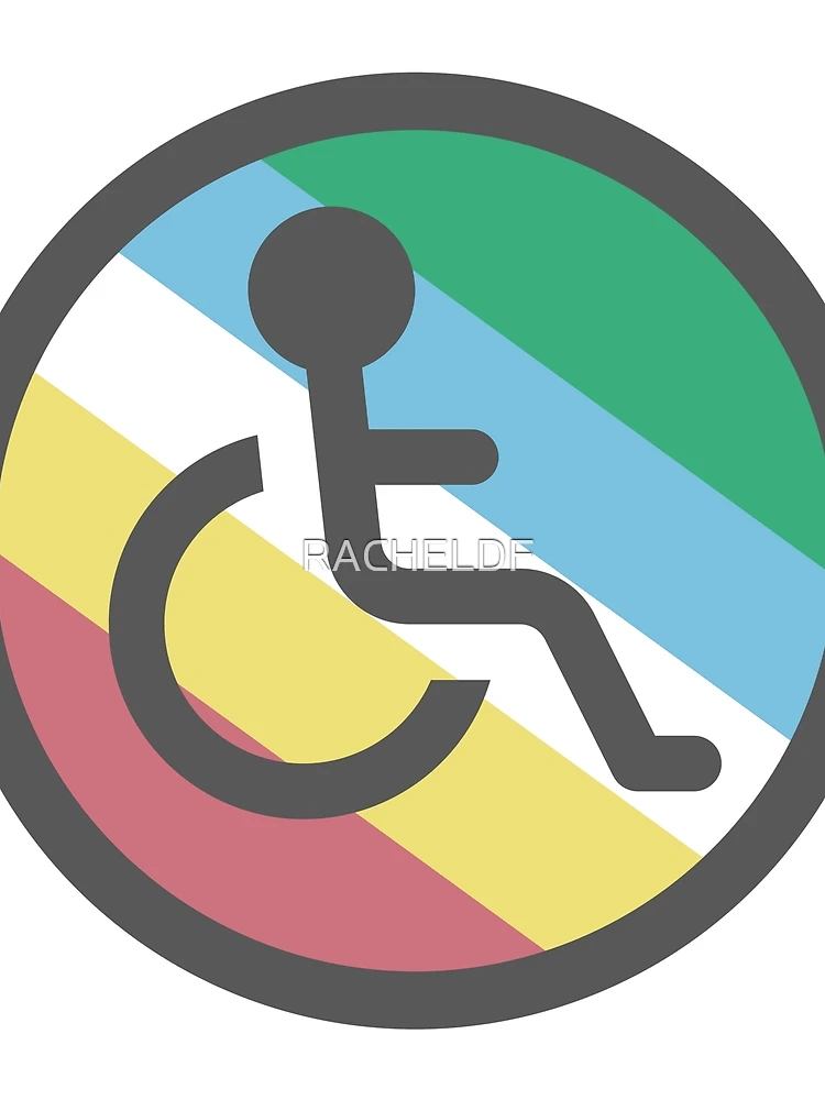 Thumbnail 3 of 3, Scarf, Disability pride designed and sold by Rachel the Artist .