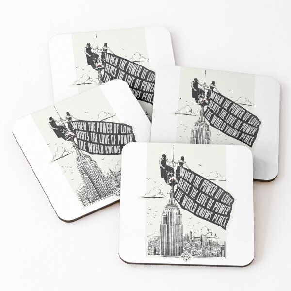 Item preview, Empire State Building Love Banner | Viral Couple Graphic 2026 designed and sold by TheHouseMaster.