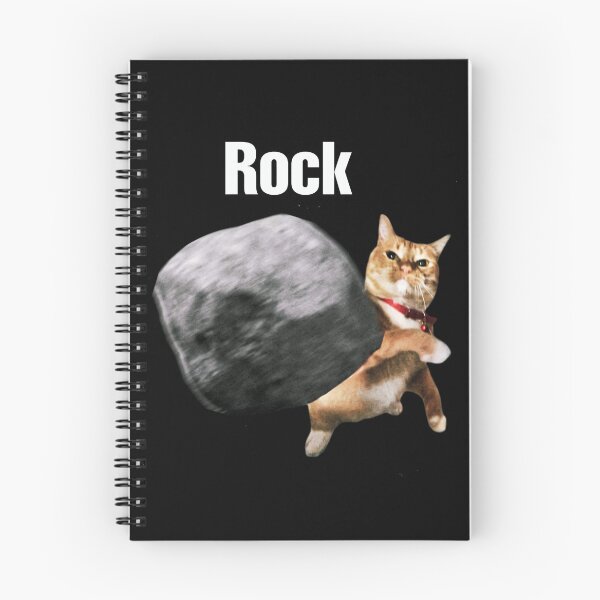 Item preview, Funny Orange Cat Meme Flying Stone designed and sold by Off-Road-Zone.