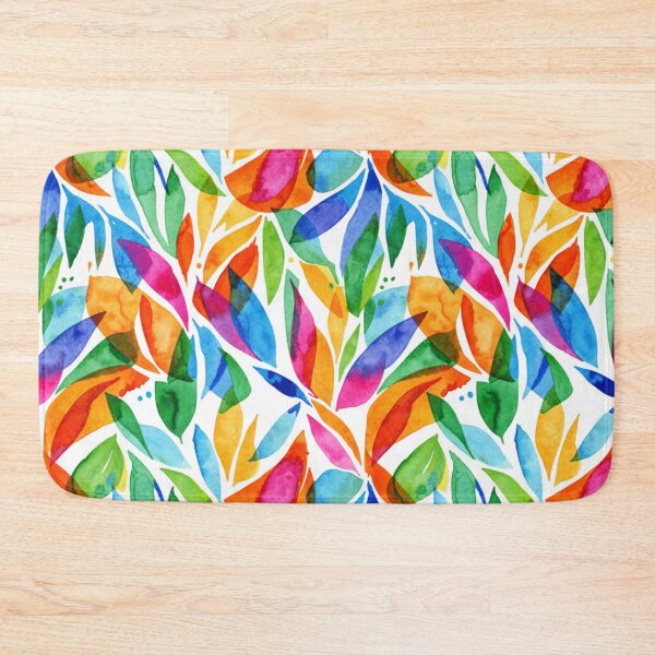 Item preview, Kaleidoscope Foliage: Vibrant Watercolor Abstract Leaf Pattern designed and sold by LiveLearnCreate.