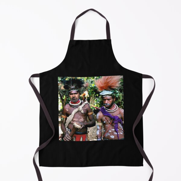 Item preview, Papua New Guinea Villagers With Feather Headdresses Photo designed and sold by DEC02.