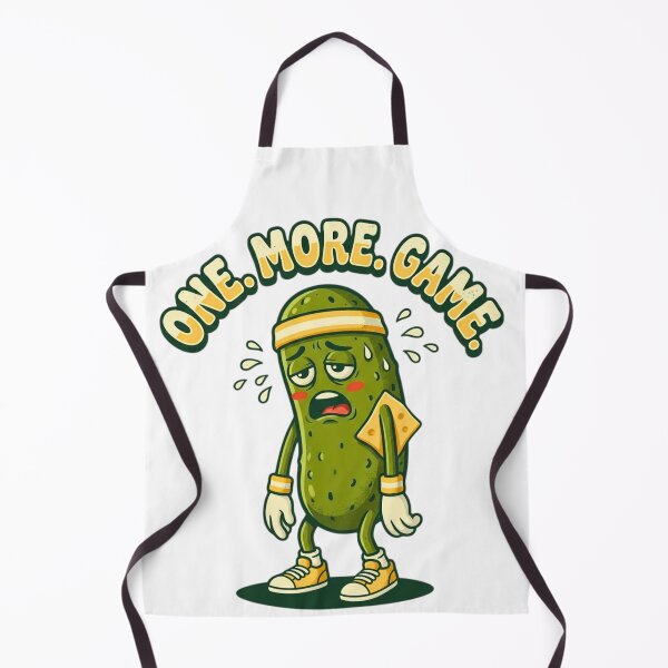Item preview, One More Game Funny Pickleball Pickle Shirt | Cute Pickle Character Pickleball Player Gift | Dink Life Sports Humor designed and sold by Maravillio.