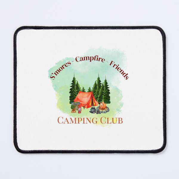 Item preview, S'mores Campfire Friends Camping Club designed and sold by HoppingCreation.