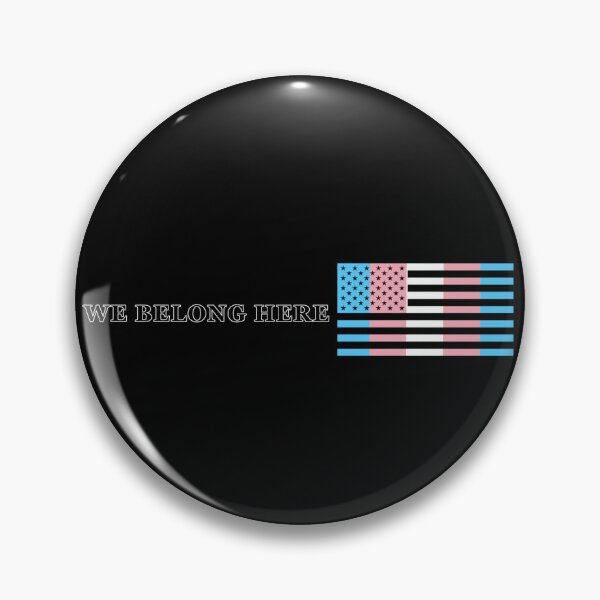 Item preview, Trans people belong here designed and sold by EchoSkyArt.