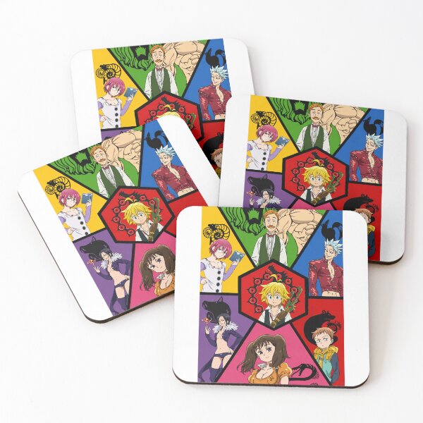 Item preview, The Seven Deadly Sins Characters | Nanatsu no Taizai Anime Art designed and sold by Soft Glow.