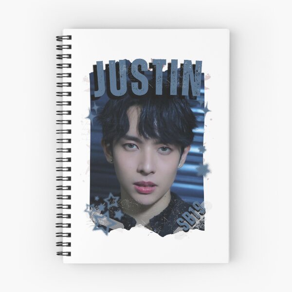 Item preview, SB19 Justin Kings of P-pop Filipino in Monochrome Black and White Collage Art Design designed and sold by HELL0WBELLO.