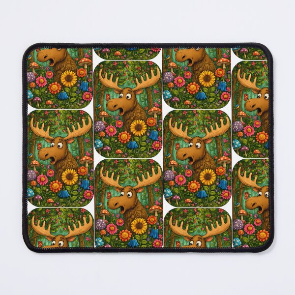 Item preview, Surprised Forest Moose | Funny Woodland Nature Art designed and sold by Clothes With Smiling Animals Walt Gral.