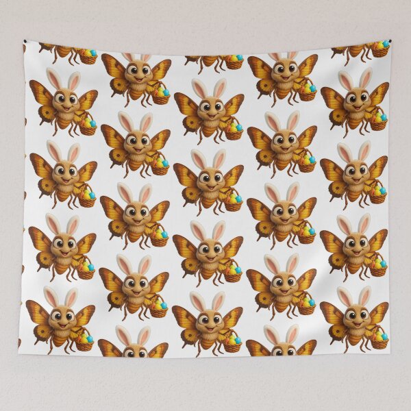 Item preview, Easter Cabbage Moth designed and sold by Sillytoe.