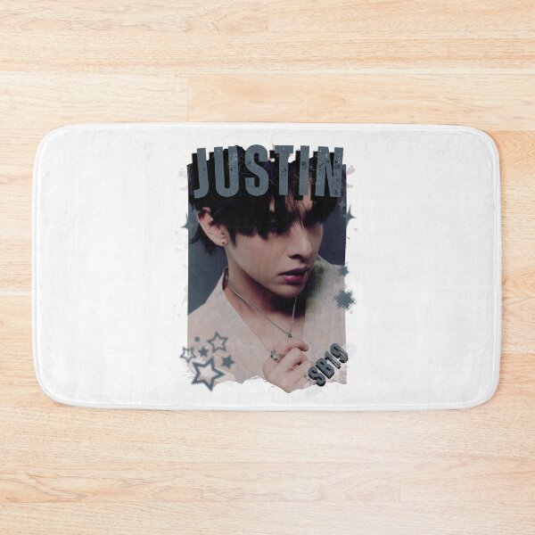 Item preview, SB19 Justin Kings of P-pop Filipino in Monochrome Black and White Collage Art Design designed and sold by HELL0WBELLO.