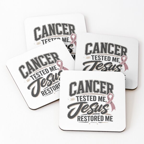 Item preview, Cancer Tested Me Jesus Restored Me Faith Based Cancer Survivor Design designed and sold by WHDProduction45.