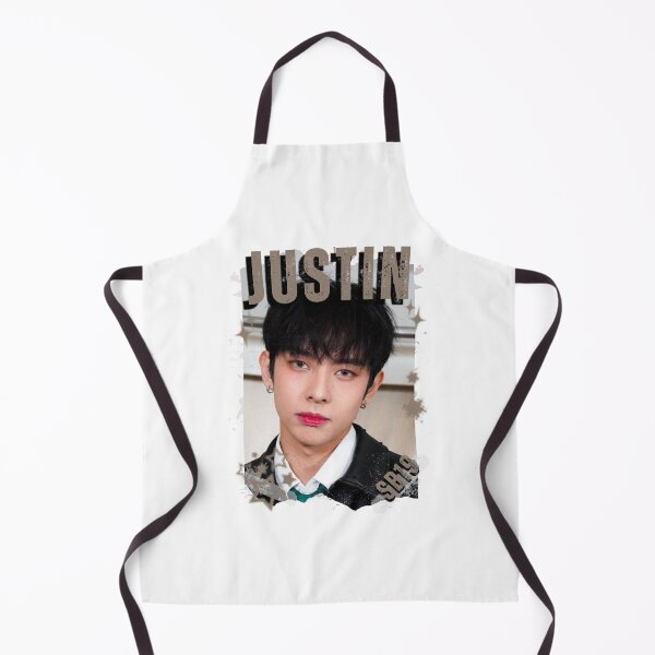 Item preview, SB19 Justin Kings of P-pop Filipino in Monochrome Black and White Collage Art Design designed and sold by HELL0WBELLO.