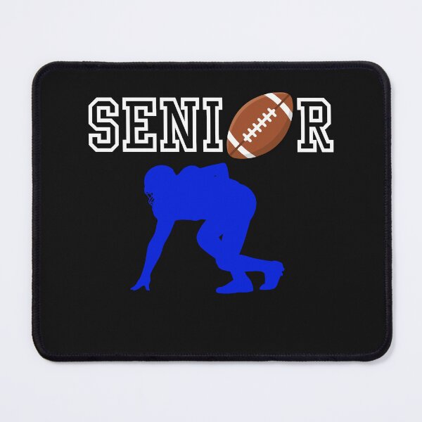 Item preview, Senior Football Player with Blue Silhouette designed and sold by JaymeOctober.