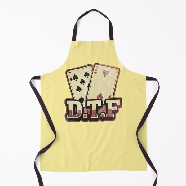 Item preview, Texas Hold Em Playing Cards With DTF Bold Letters designed and sold by ThreadRiotTees.