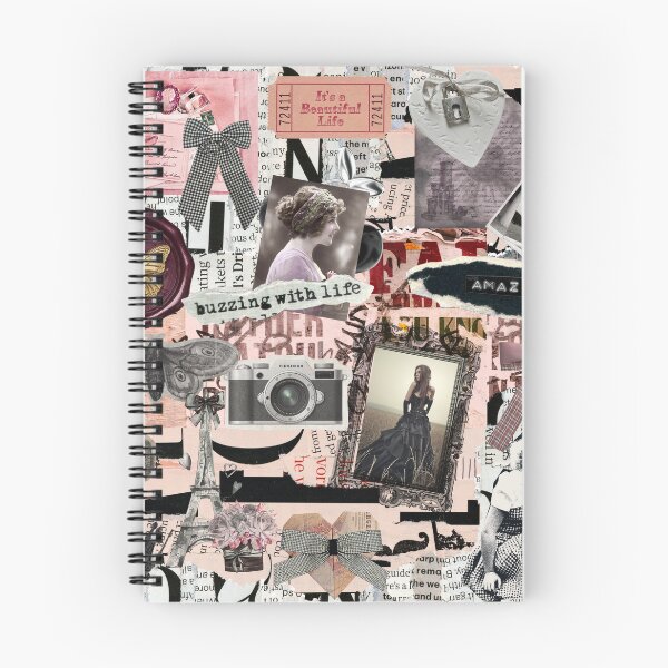 Item preview, Vintage Paris Coquette Collage Art (Whimsigoth Junk Journal Scrapbook) designed and sold by Side By Side Studio.