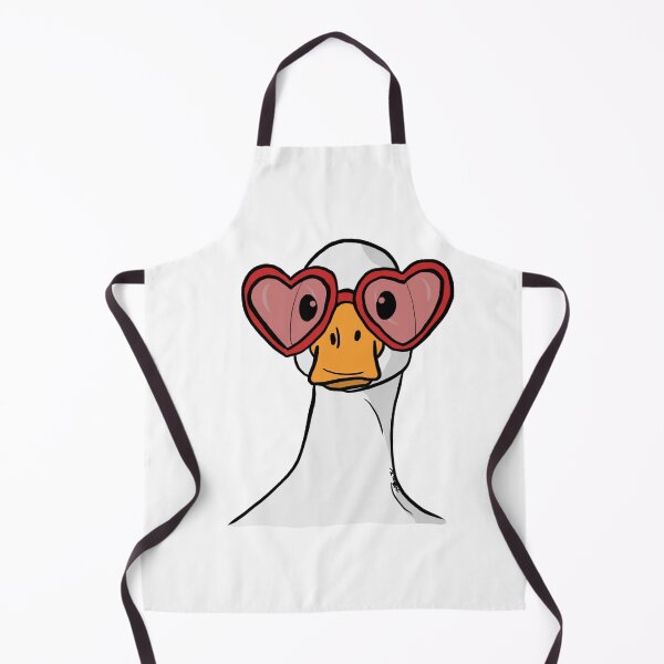 Item preview, Sweetheart Goose | Goose in Red Heart Glasses designed and sold by Cosmic-Meadows.