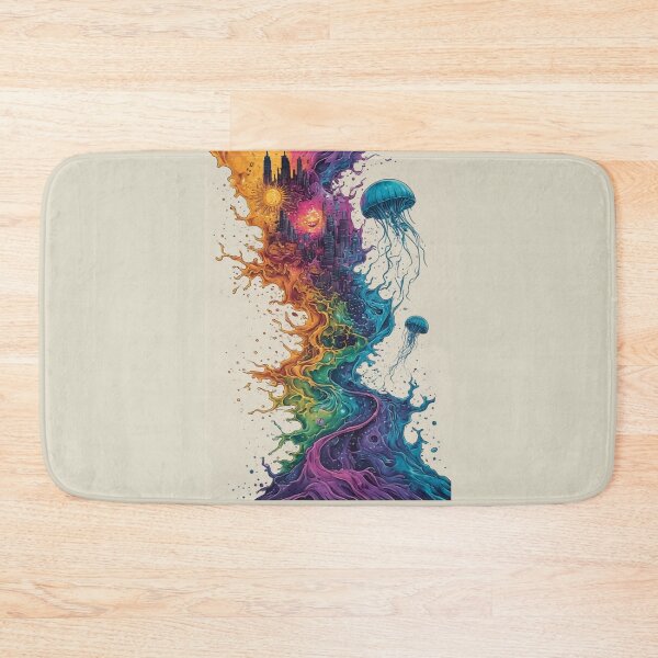 Item preview, COSMIC TIDE: Where Color Learns to Breathe designed and sold by FANTASY FRENZY.