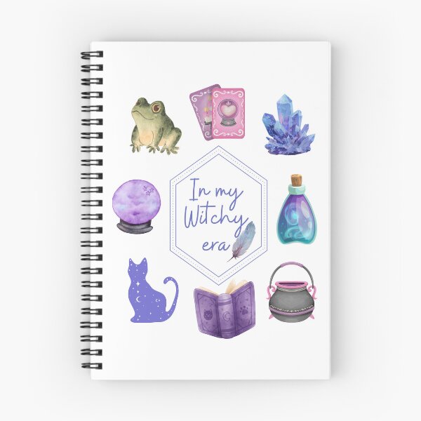 Item preview, In My Witchy Era with Soft Watercolor Images (Blue) designed and sold by JaymeOctober.