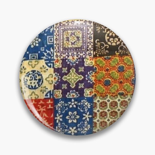 Item preview, Enhanced Suzhou Vibrant Antique Patchwork Geometric Print designed and sold by Patterns 1920.