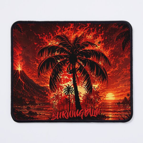 Item preview, Burning Palm: Inferno Island designed and sold by Fei Long Design Hub.