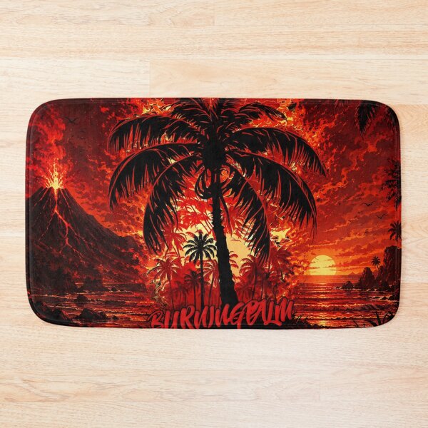 Item preview, Burning Palm: Inferno Island designed and sold by Fei Long Design Hub.