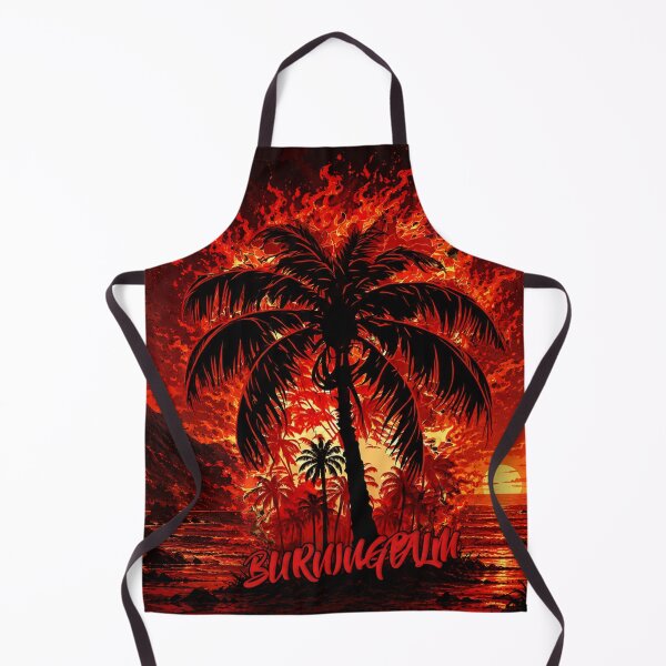 Item preview, Burning Palm: Inferno Island designed and sold by Fei Long Design Hub.