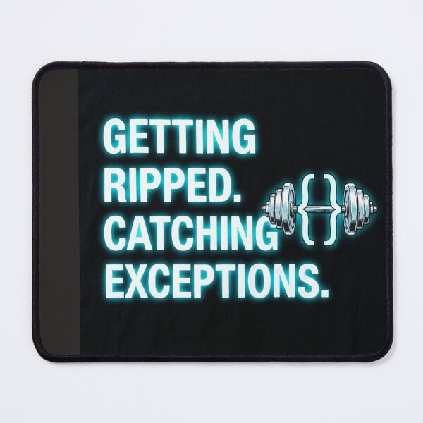 Item preview, Ripped Catching Exceptions Coding Fitness designed and sold by BoluCreative.