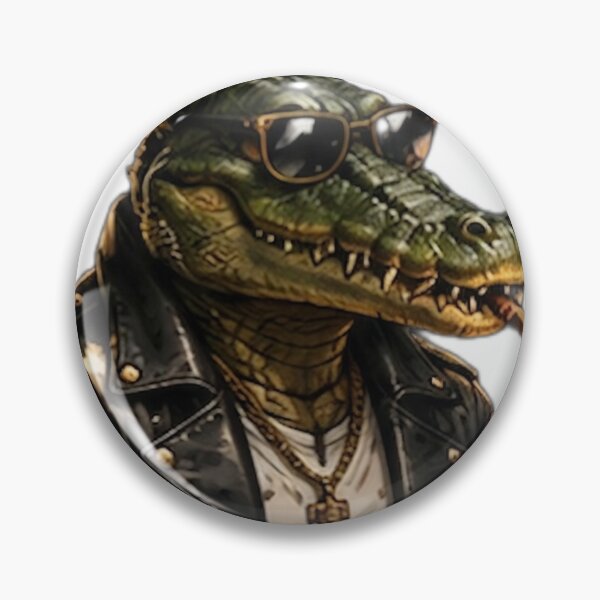 Item preview, Cool Crocodile Rebel Style designed and sold by DailyDoodlesBySumbul.