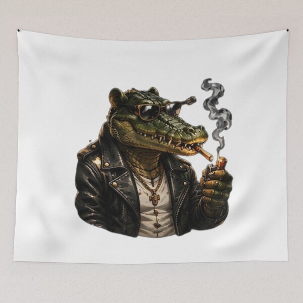 Item preview, Cool Crocodile Rebel Style designed and sold by DailyDoodlesBySumbul.
