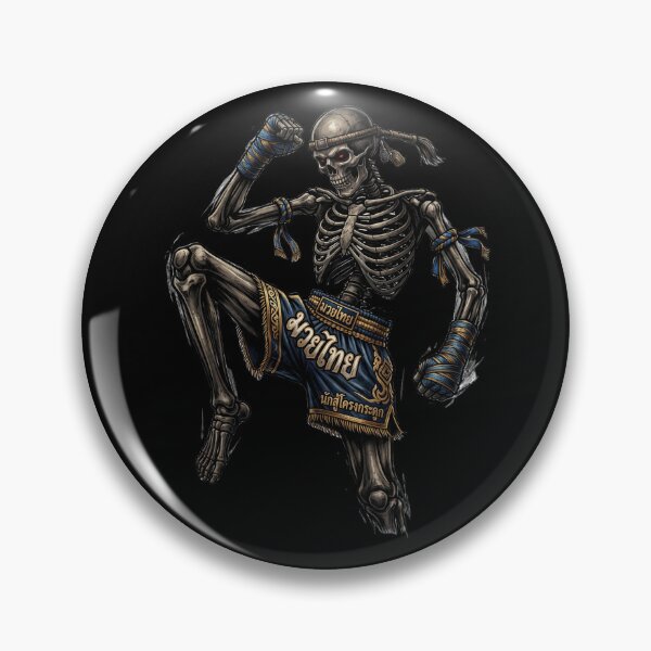 Item preview, Bones of the Ring: Muay Thai Skeleton Warrior designed and sold by redsharkuk.