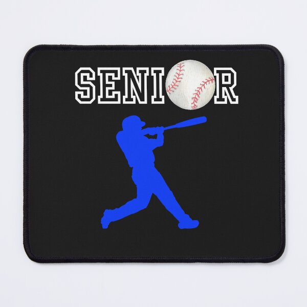 Item preview, Senior Baseball Player with Blue Batting Silhouette designed and sold by JaymeOctober.