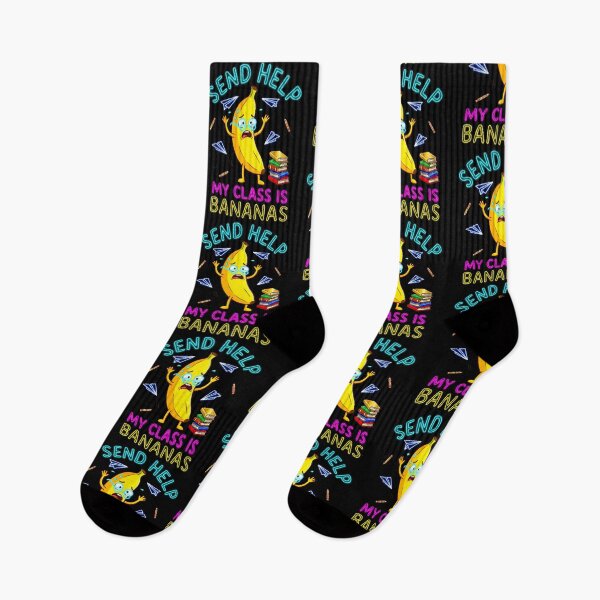 Item preview, Send Help My Class Is Bananas - Funny Teacher Design designed and sold by 519xdesign.