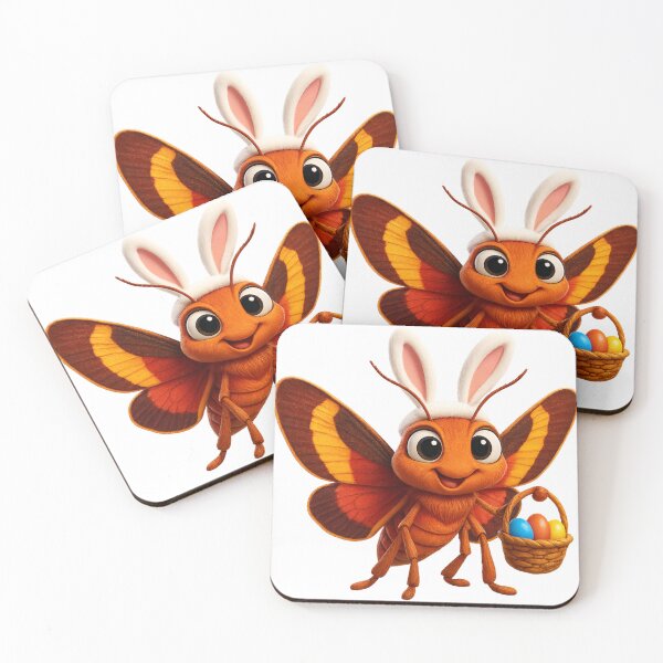 Item preview, Easter Cactus Moth designed and sold by Sillytoe.