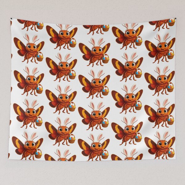 Item preview, Easter Cactus Moth designed and sold by Sillytoe.
