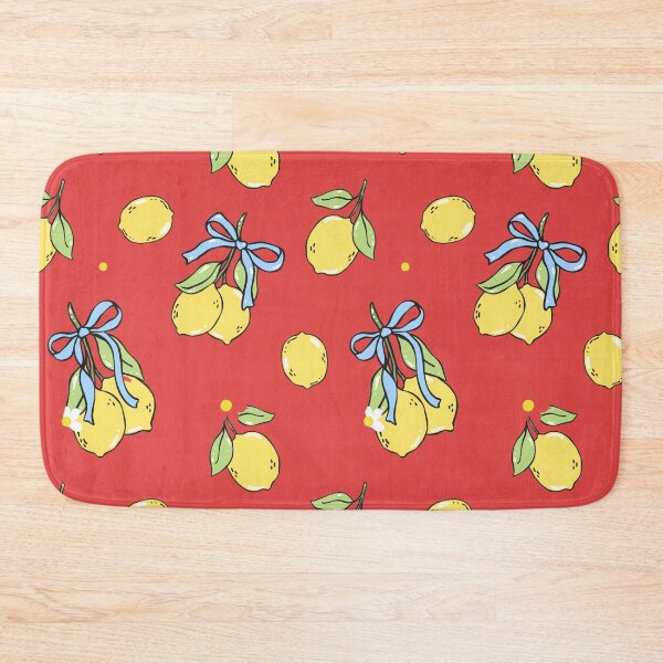 Item preview, Lemon pattern with bows summer background designed and sold by Rue Market.