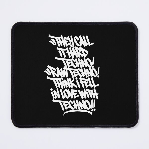 Item preview, THEY CALL IT HARD TECHNO RAW TECHNO THINK I FELL IN LOVE WITH TECHNO, for Electronic Music Djs designed and sold by paulo silveira.